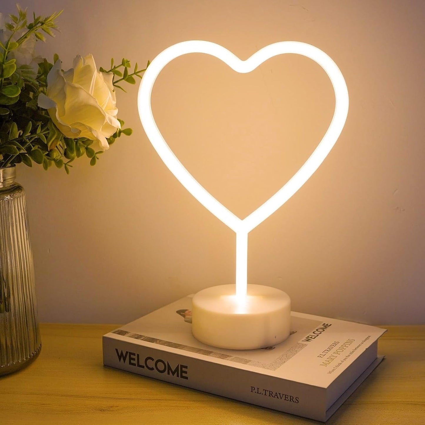 Heart Neon LED Night Lamp
