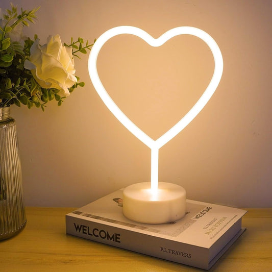 Heart Neon LED Night Lamp
