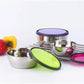 3PCs Stainless Steel Food Storage Bowl