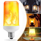 LED Dynamic Flame Effect Light Bulb