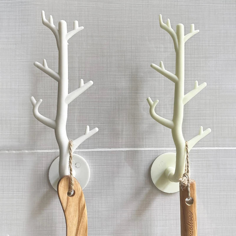 1PC Self Adhesive Tree Branch Shape Hook