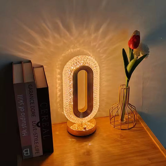 Rechargeable Crystal Touch Dimming Night Lamp