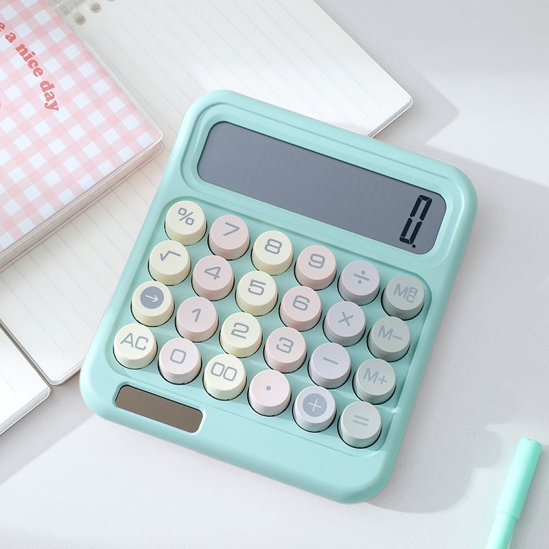 Dual Power Desktop Calculator with Big Buttons