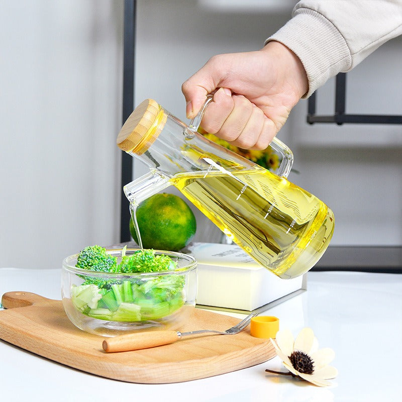 900ML Glass Oil Dispenser Bottle