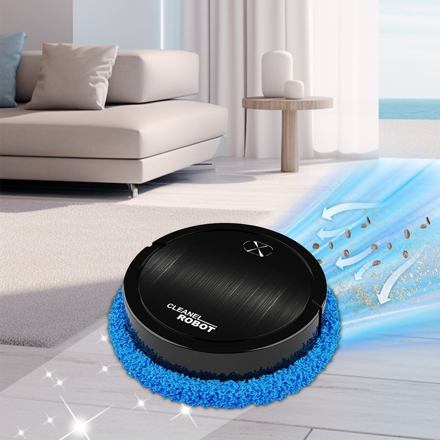 USB Rechargeable Floor Cleaner Mopping Robot