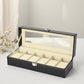 6 Slot Leather Watch Organizer Box