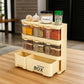 6 In 1 Crystal Spice Storage Jar