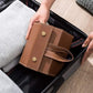 Leather Foldable Glasses Frame Organizer