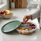 5-Section Transparent Snack Storage Container
