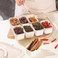 8 Compartment Snack Storage Box
