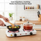 Double Burner Electric Stove