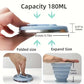 Portable Silicon Folding Glass
