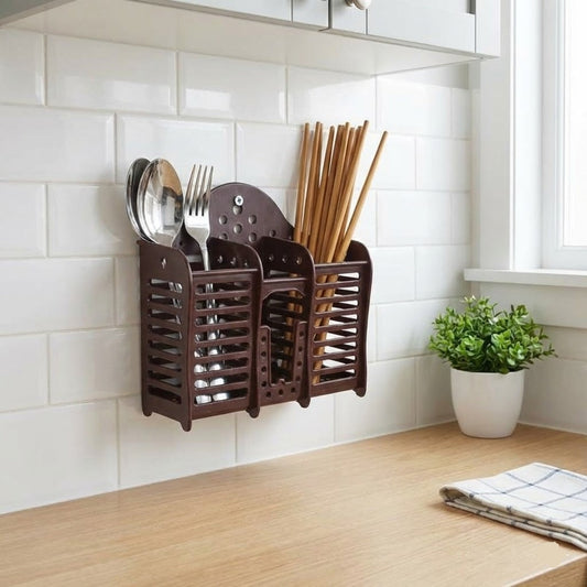 Wall Mounted Plastic Kitchen Spoon Holder