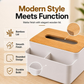 Elegant Wooden Top Tissue Storage Box