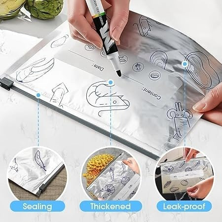 10PCs Aluminium Foil Sealed Bags