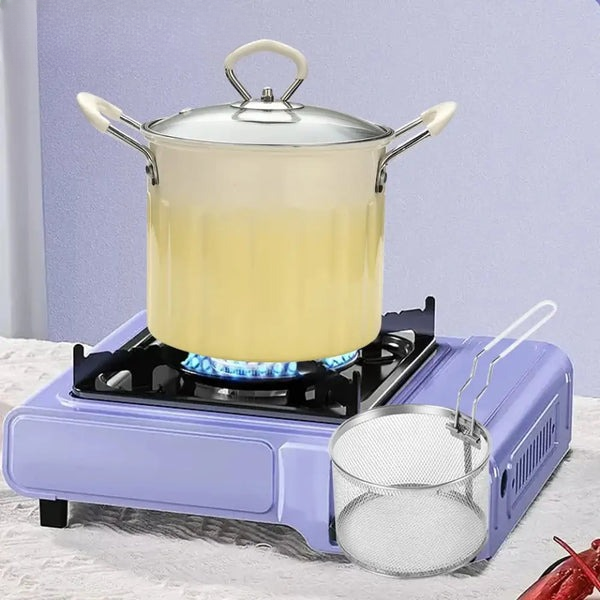 Deep Frying Pot With Strainer 3L