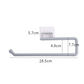 Wall-Mounted Plastic Tissue & Paper Roll Holder Organizer