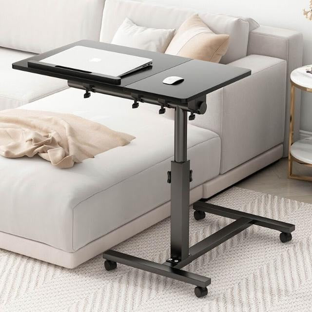 Movable Laptop Table with Wheels