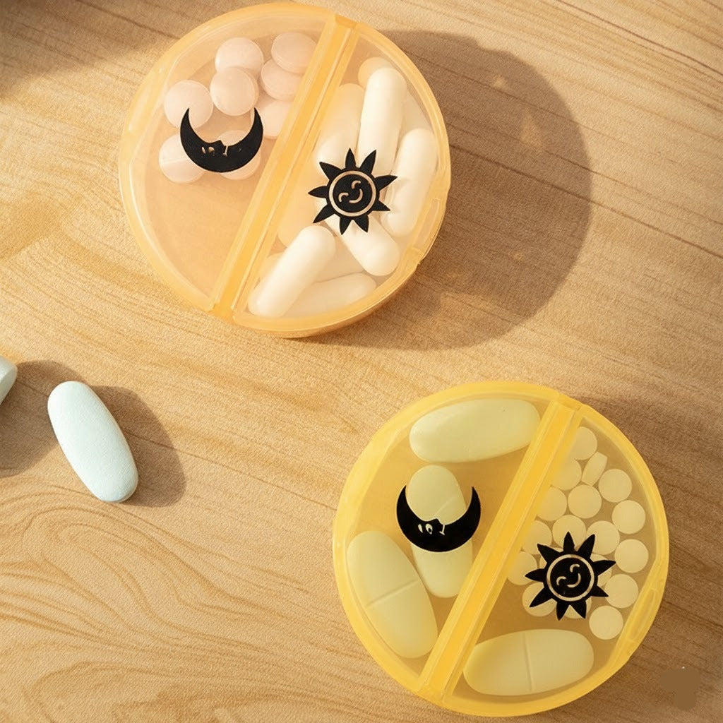 2PCs Mini Medicine Storage Box