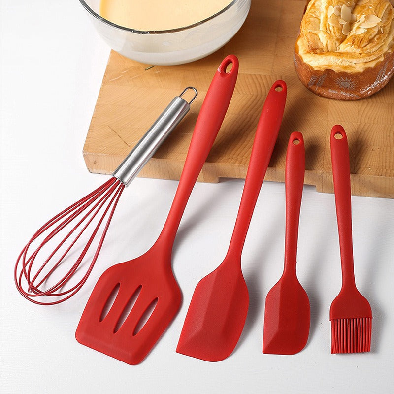 5PCS Silicon Cooking Utensil Set
