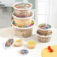 Pack Of 7 - Round Sealed Storage Container
