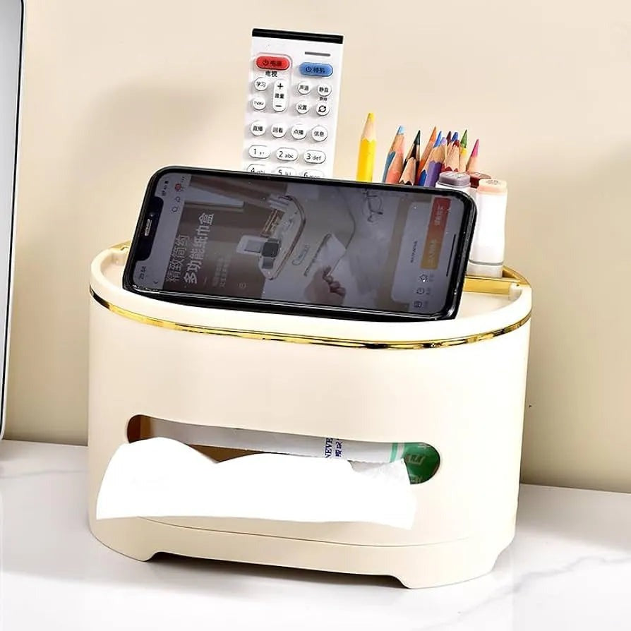 Creative Desktop Tissue Organizer