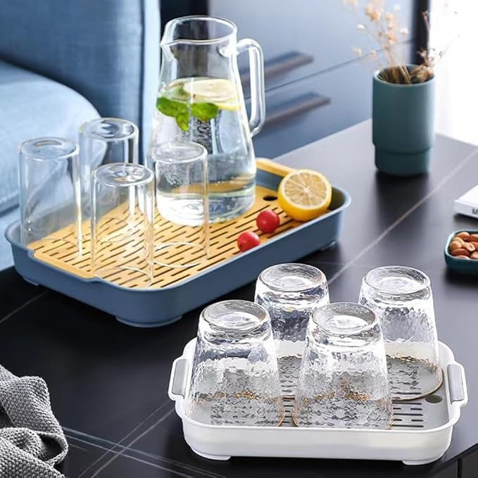 Anti-Slip Double Layer Drain Tray