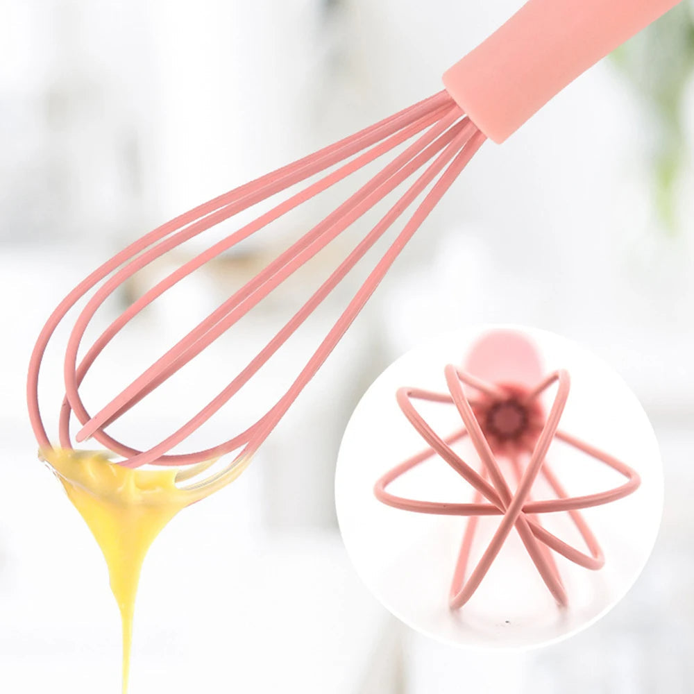 Silicone Hand-Held Egg Whisker