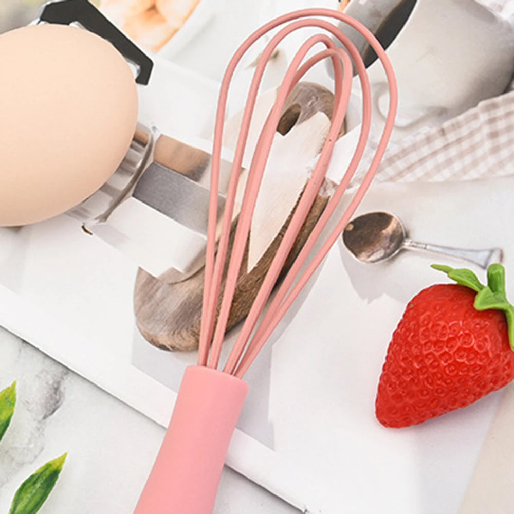 Silicone Hand-Held Egg Whisker