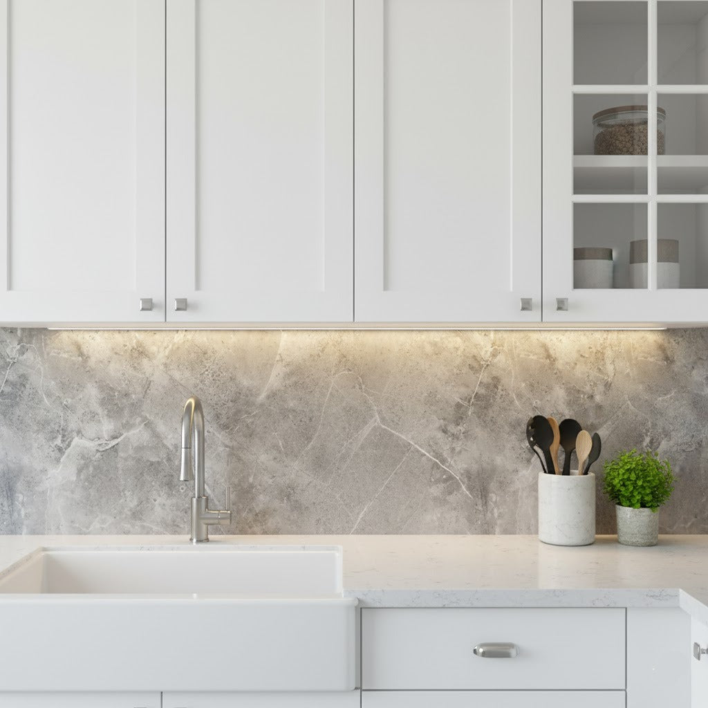 Self Adhesive Foamic Marble Sheet (118x24 Inch)