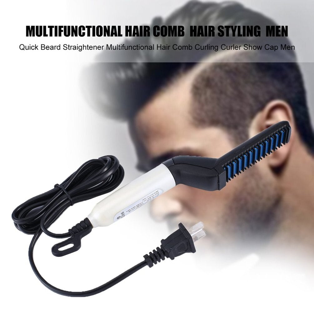 Multifunctional Hair & Beard Electric Straightner Comb.