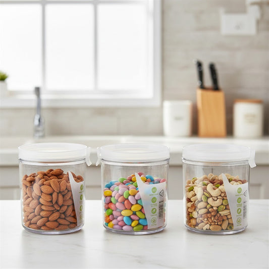 Acrylic Air Tight Food Storage Jar