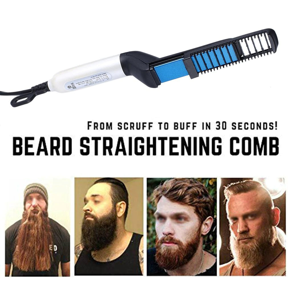 Multifunctional Hair & Beard Electric Straightner Comb.