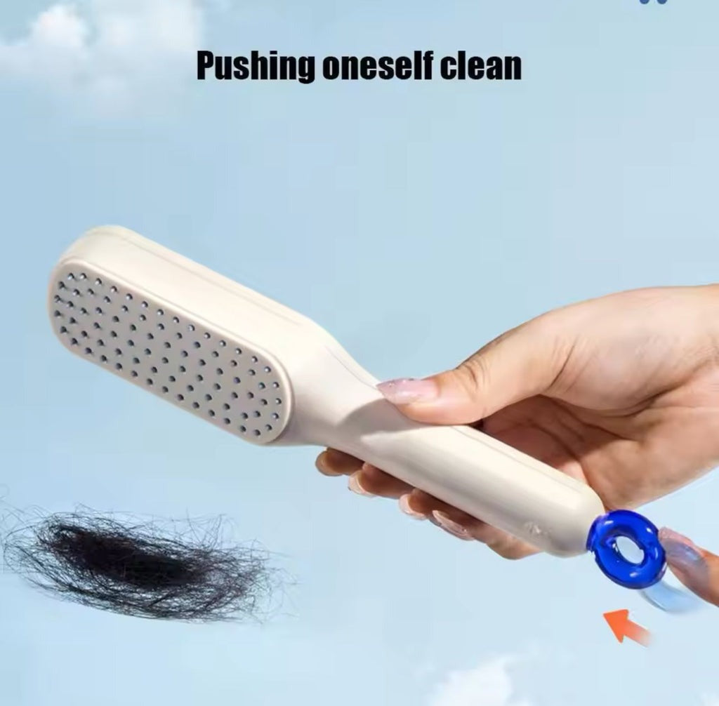 Magic Self Cleaning Hair Comb Brush