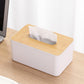 Creative Tissue Storrage Box with Wooden Lid