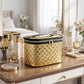 Portable Golden Makeup & Cosmetic Bags