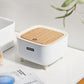 Desktop Trash Bin with Push Open Lid
