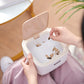 Desktop Trash Bin with Push Open Lid