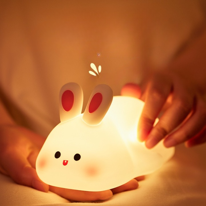 Silicone Rabbit Touch Lamp