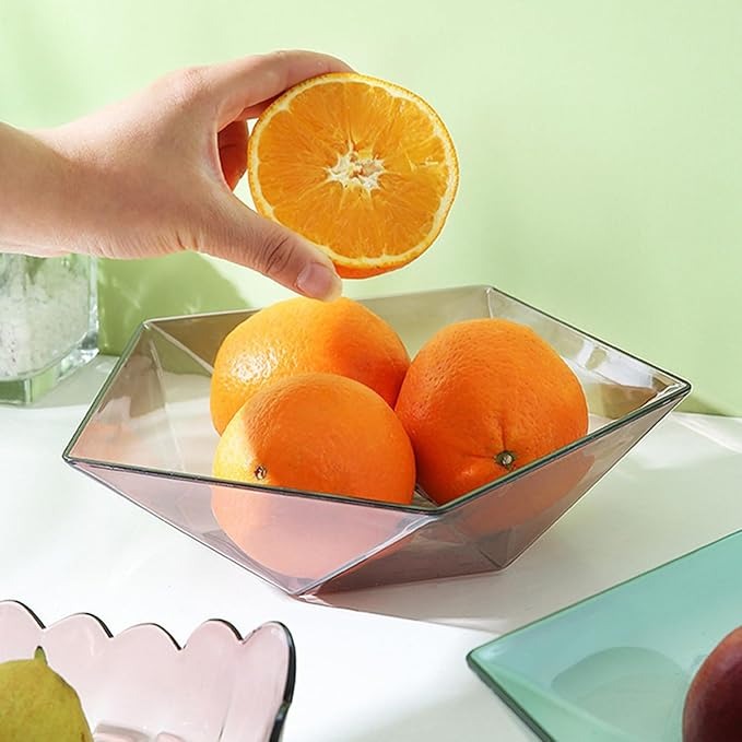 Creative Transparent Tableware Fruit Plate