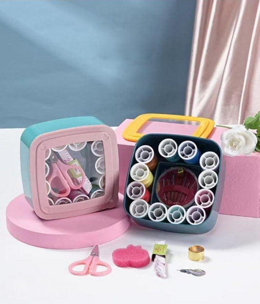 Portable Square Shape Sewing Kit