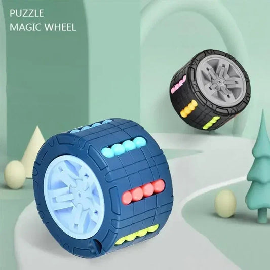 2 in 1 Magic Wheel Spinning Puzzle
