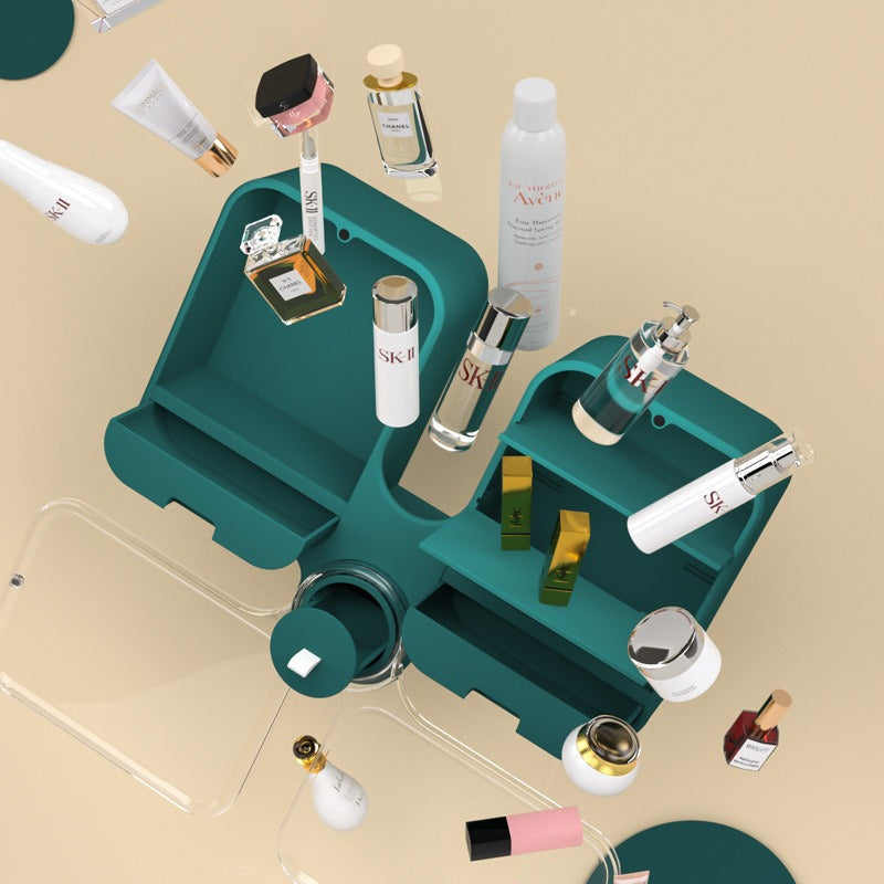 Wall-Mounted Makeup & Cosmetic Organizer