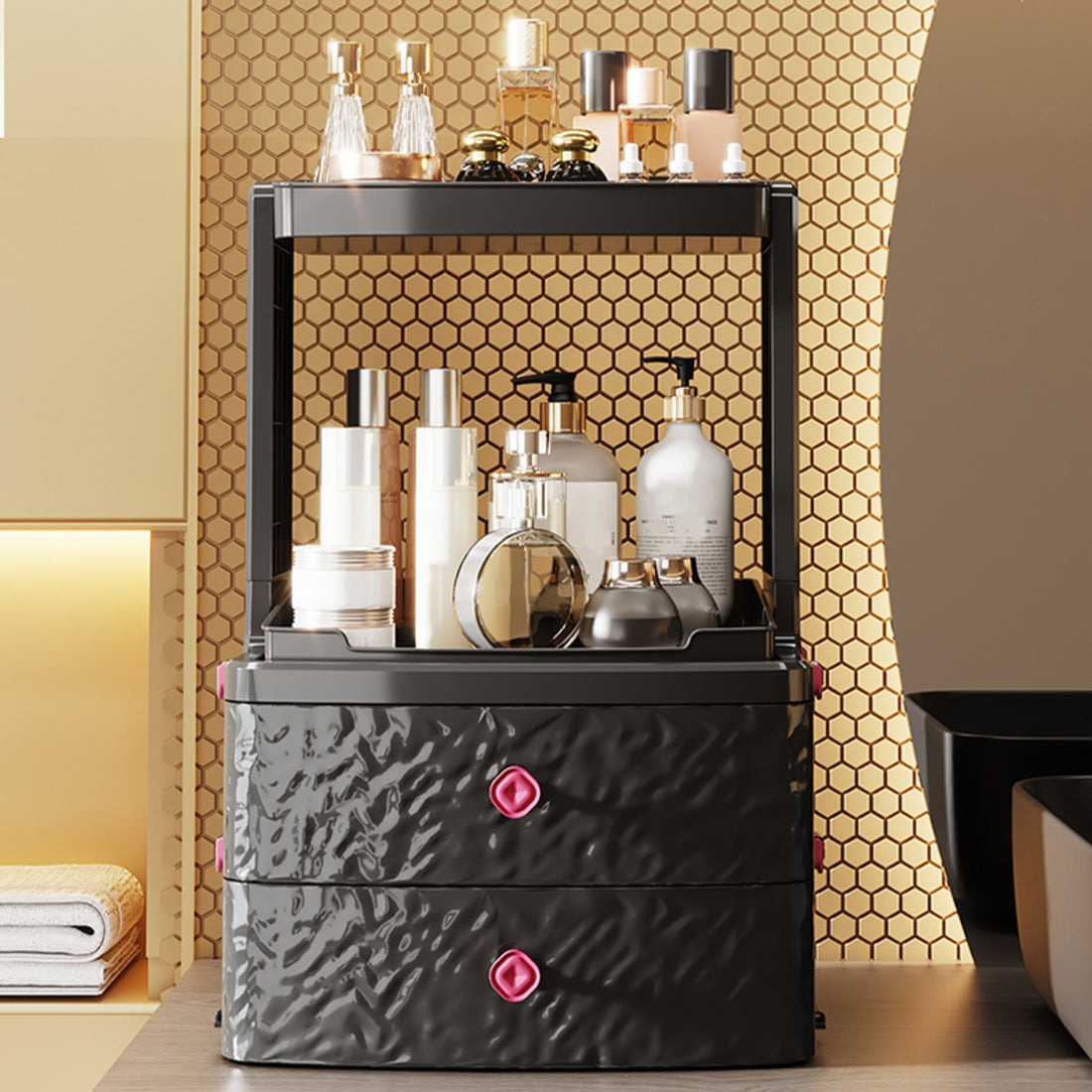 Multi-Layer Cosmetic Storage Box