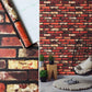 Self Adhesive Rustic Red Brick Marble Sheet