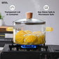 Heat Resistant Glass Cooking Pot