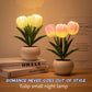 LED Tulip Flower Night Lamp