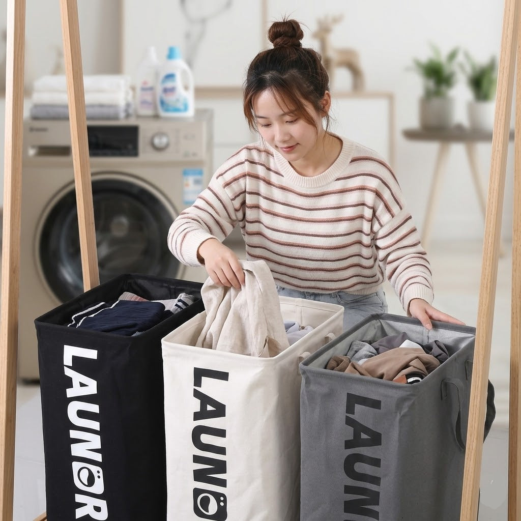 Foldable Large Capacity Laundry Basket
