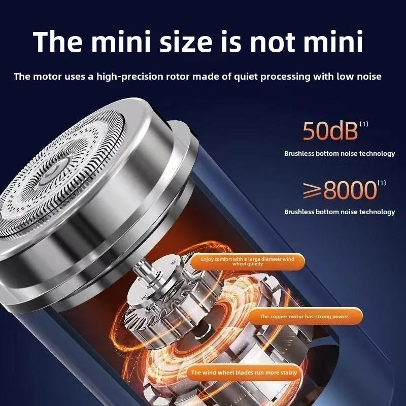 Rechargeable Mini Portable Shaver with Digital Display
