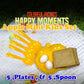 Apple Kids Set-Pack of 5 Apple  Shape Plate, With 5 Spoon